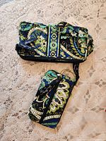 Both Vera Bradley quilted cotton pieces displayed together