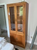 full view of closed cabinet