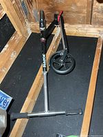 Full view of Razor folding scooter showing deck, handlebar, wheels