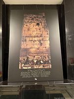 Front view of entire board-mounted poster