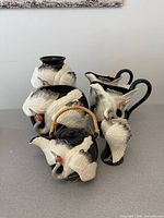 All six Tsuru pieces grouped