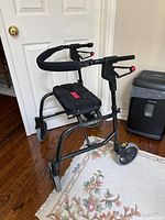 Front angled view showing entire rollator