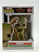 Front of sealed Funko Pop Groot #1105 box