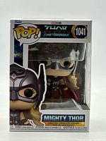Front view of boxed Funko Pop Mighty Thor #1041
