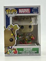 Front of boxed Funko Pop Groot #399 showing figure and labeling