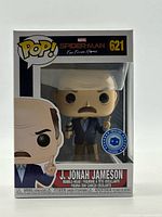Front of boxed Funko Pop figure showing character and exclusive sticker