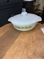Casserole with lid assembled