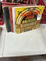 Stack of records showing Jukebox Jive cover