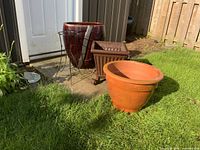 All four items grouped outdoors showing overall condition and relative sizes