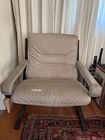 Front view of chair showing overall style and condition