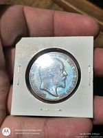 Obverse showing Edward VII portrait