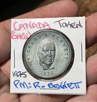 Obverse of token showing Richard B. Bennett portrait and 1930 date