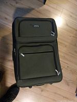 Front view showing color, brand badge, front pockets