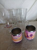 Group shot showing all drinkware pieces