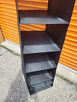 Organizer fully extended showing five shelves.
