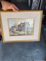 Front view of framed Kerstead print