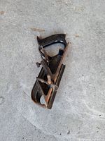 Top view of combination plane showing handle, body, adjustment screws, and overall wear