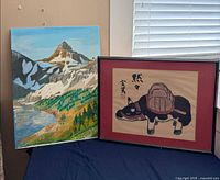 Both artworks side by side for scale and completeness