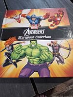 Front cover showing title and main Avengers characters