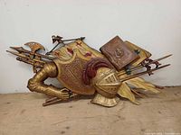 Full view of Burwood medieval armour wall plaque