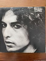 Front cover showing Bob Dylan Hard Rain album sleeve