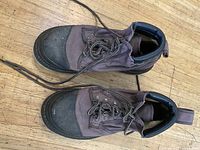 Top view of both Coachman wading boots showing laces, uppers, and felt toes