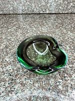 Top view showing freeform rim and color gradient