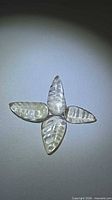Five crystal quartz stones arranged as flower