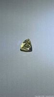Yellow scapolite gemstone top view
