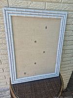 Full view of framed pin board