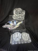 Group shot of all five glass items