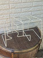 Perspective view of entire metal riser