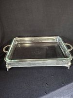 Full view of tray with glass insert assembled