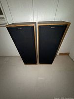 Both Sony SS-U311 speakers with grilles on