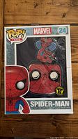 Front of boxed Funko Marvel Spider-Man Pop Tee