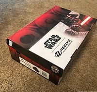 Closed Star Wars Heelys box showing exterior graphics