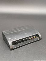 Front view of GE model 35857 AV switch showing push-button selectors