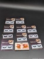 Group shot of all eyelash packages