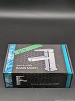 sealed retail box labeled Single Lever Basin Mixer