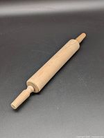 Full view of wooden rolling pin