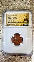 Front of NGC slab showing coin obverse and label