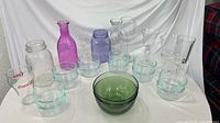 Full lot showing all glass pieces