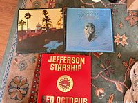 Front covers of all three LPs