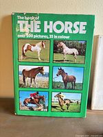 Front cover of "The Book of the Horse" hardcover with dust jacket