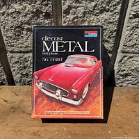Front of boxed Monogram die-cast metal and plastic ’56 T-Bird model kit