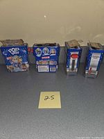 Front view of four Pop-Tarts Cookeez Makery boxes lined up