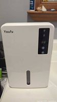 Front view showing Youfu branding, control panel and water level window