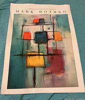 Full view of the Rothko abstract print