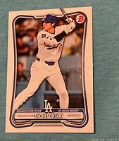 Front of Shohei Ohtani Bowman card