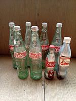 All seven bottles grouped together